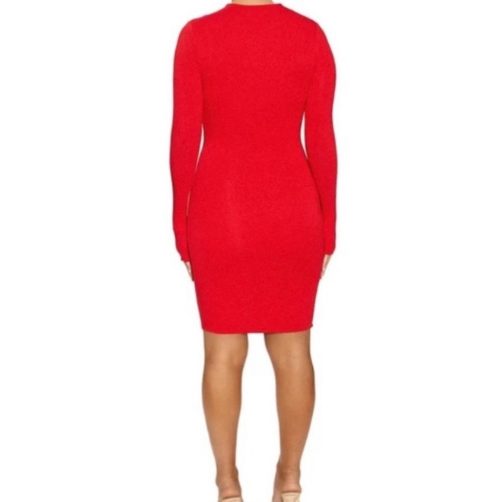 New! Naked Wardrobe Cutout Mini Dress - Picture 2 of 5
